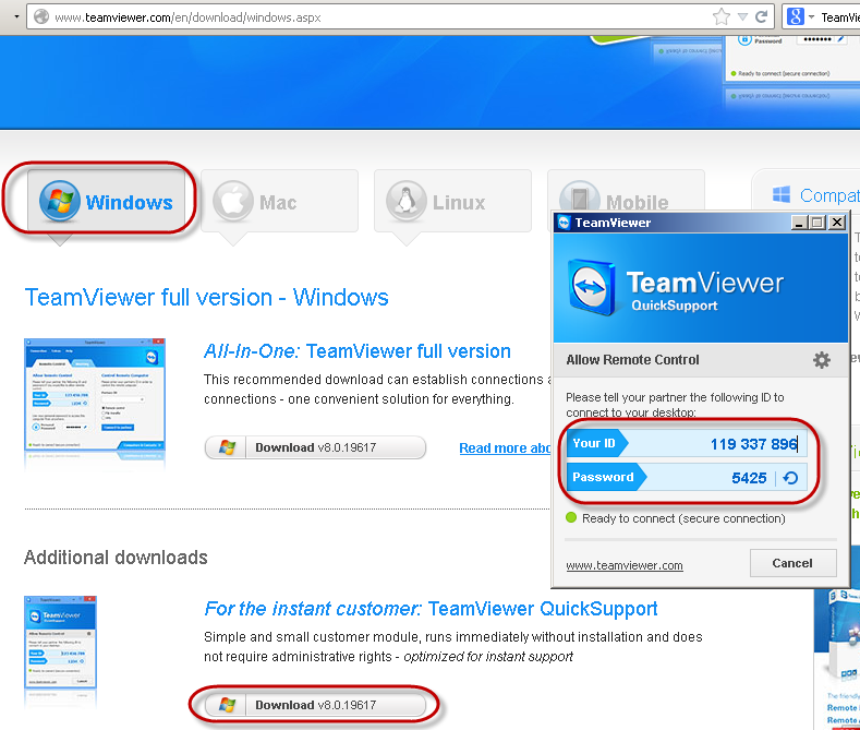 how to use teamviewer on pc